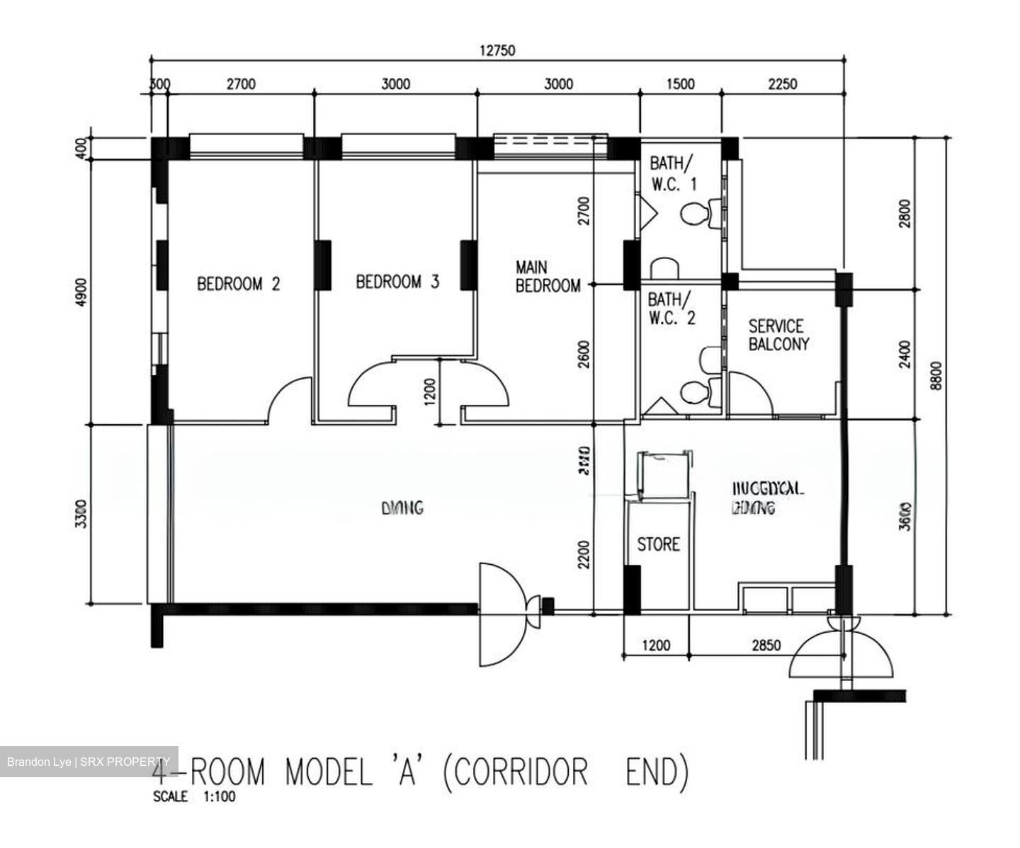 Blk 365 Tampines Street 34 (Tampines), HDB 4 Rooms #549695401